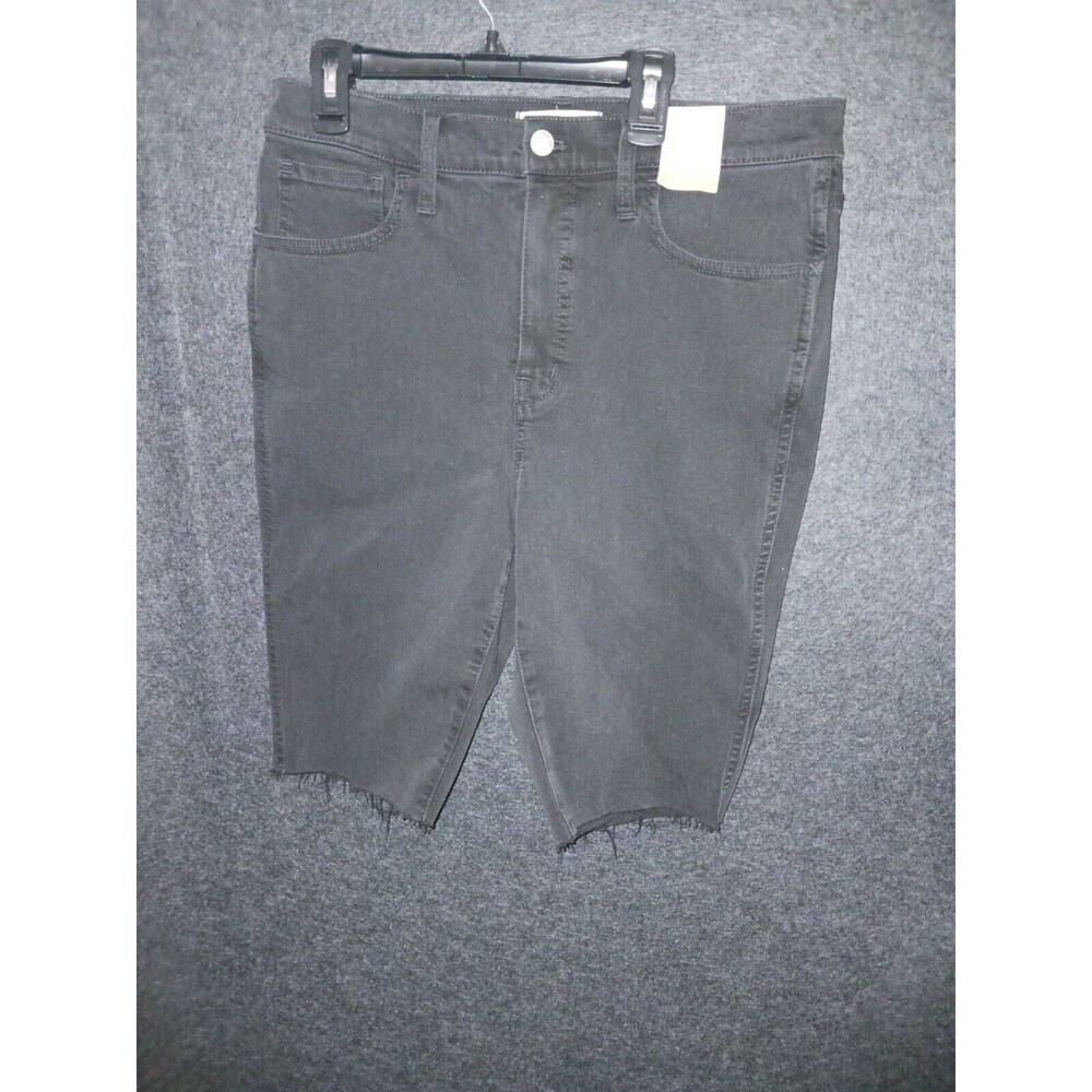 Madewell Roadtripper Biker Shorts Black AO211 Size 29 NWT